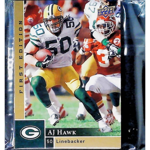 2009 Upper Deck First Edition Green Bay Packers Team Set Clay Matthews RC 7 Cards