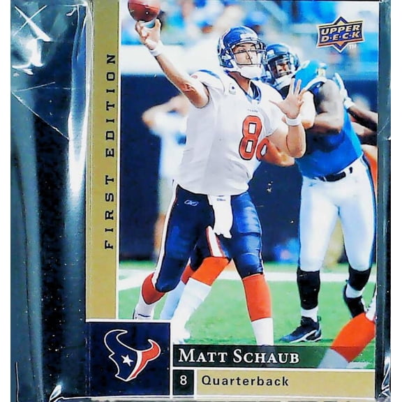 2009 Upper Deck First Edition Houston Texans Team Set w RC 6 Cards Andre Johnson