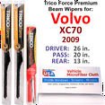 thumbnail image 1 of 2009 Volvo XC70 Performance Beam Wipers (Set of 3) w/Rear Wiper, 1 of 3