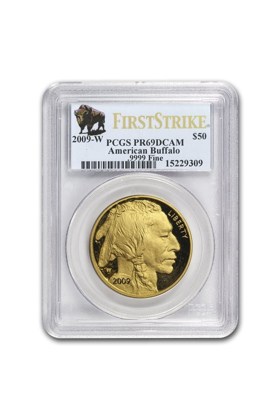 2009-W 1 oz Proof Gold Buffalo PR-69 PCGS (FirstStrike)