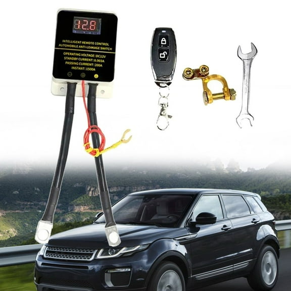 200A 12V Car Battery Isolator Switch Power Switch Isolator with Remote Control Auto Accessories