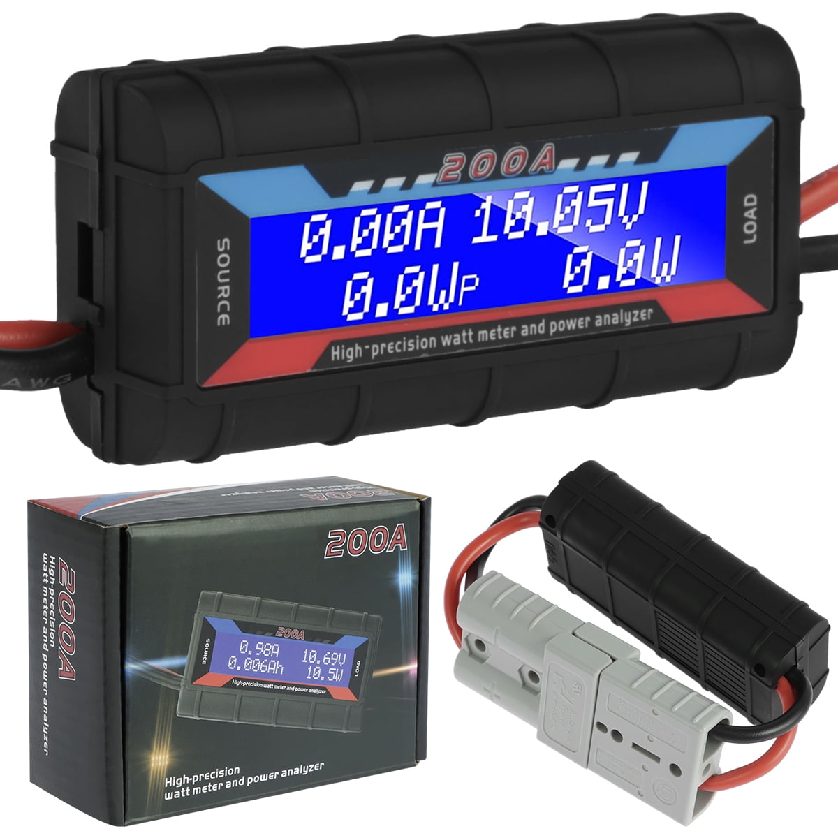 200A DC Digital Monitor Professional DC Battery Monitor Meter Precise