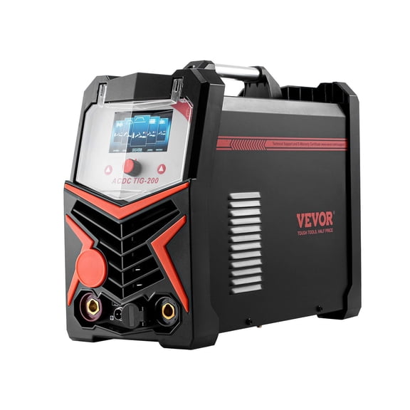 200A IGBT 6-in-1 Aluminum TIG Welder with AC/DC Pulse & Synergic Control, 110/220V