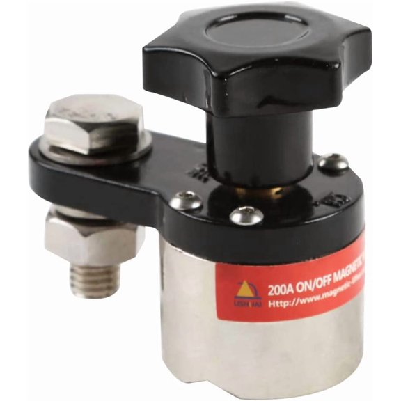 200A Magnetic Welding Ground Clamp, 200A On/off Adjustable Magnetic Welding Ground Clamp Rare Earth Switchable Magnet Welding Holder,Grounding Magnet Connector