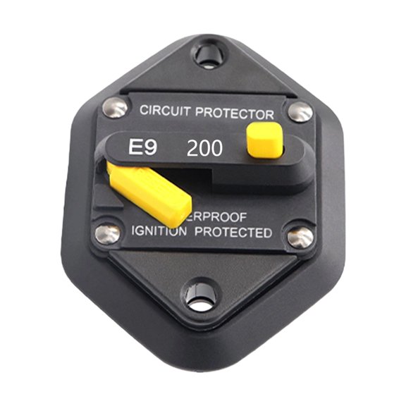 200A to 300A Plastic Circuits Breaker with Metal Mounting Manual Reset Suitable for Long Term Industrial Automotive Use