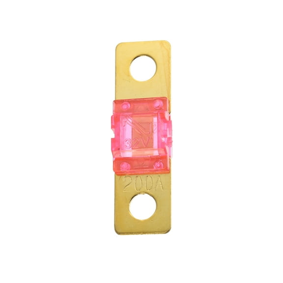 200AMP 32V Bolt on AMI Fuse for Automotive Marine Audio Video System Pink Gold Tone