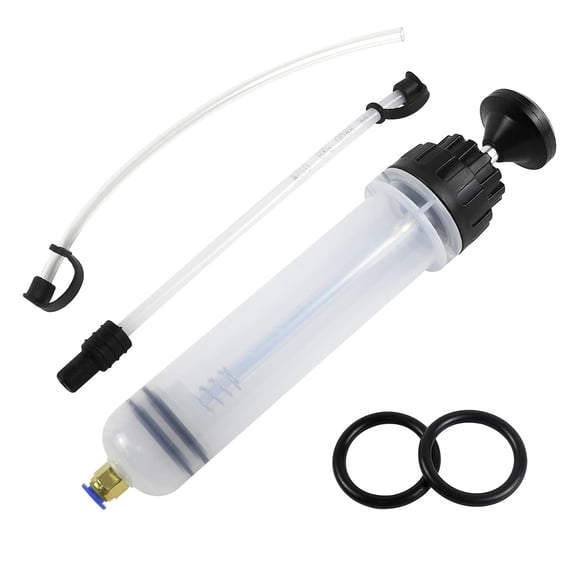200CC Automotive Fluid Extractor Pump, Oil Pump Syringe, Fluid Extractor Pump with Extension Tubes, Oil Transfer Pump for Extracting Engine Oil and Brake Fluid