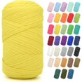 thumbnail image 1 of 200G Tshirt Yarn for Crocheting, T Shirt Chunky Elastic Fabric Thick T-Shirt Crochet Yarn for Beginners Crocheting Hand Knitting Bag/Basket/Coasters/DIY Crafts/Home Decor, 1 of 5