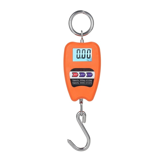 200Kg Hanging Scale Kitchen Digital Scale, BackLight Fishing Weights Pocket Scale With Accurate Sensors Handheld Mini Crane Scale