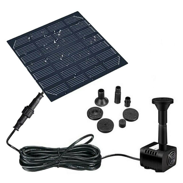 200L/H Solar Panel Water Pump Feature Garden Pool Pond Fish Aquarium