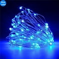 thumbnail image 1 of 200LED 66ft Copper Wire String Lights USB Plug-in Fairy Lights with Remote 8 Modes Lights Waterproof Christmas Tree Home Wedding Decor, Blue, 1 of 5