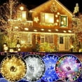 thumbnail image 1 of 200LEDs 66ft String Lights Plug in String Lights 8 Modes Waterproof Indoor Outdoor Christmas Tree Wedding Party Home Decor Lights Warm White, 1 of 12