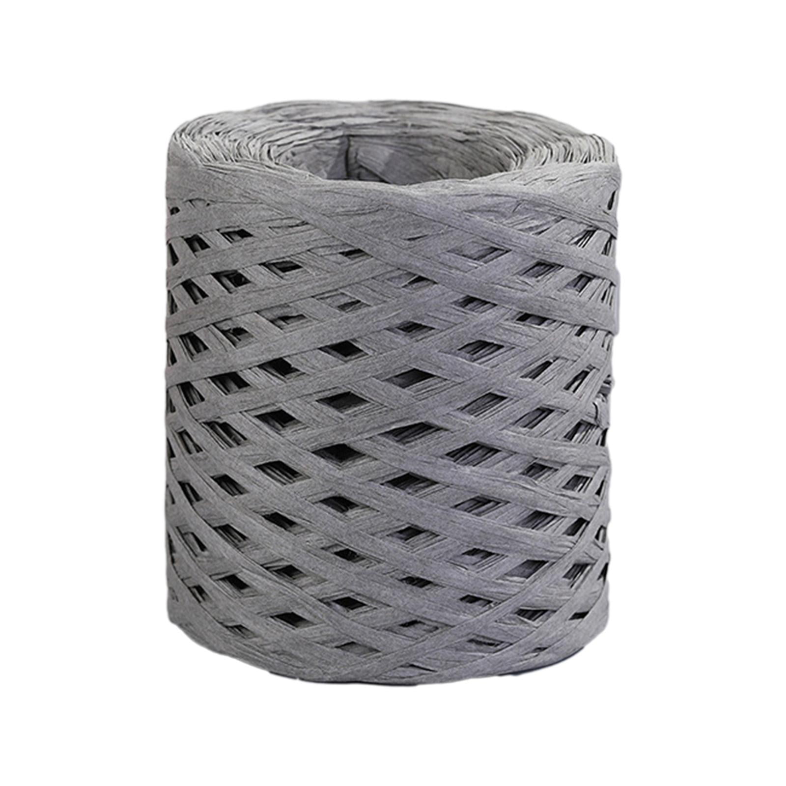 Recyclable Ribbons 200M/Roll Raffia Paper Ribbon Recyclable Embellishments Durable for ...