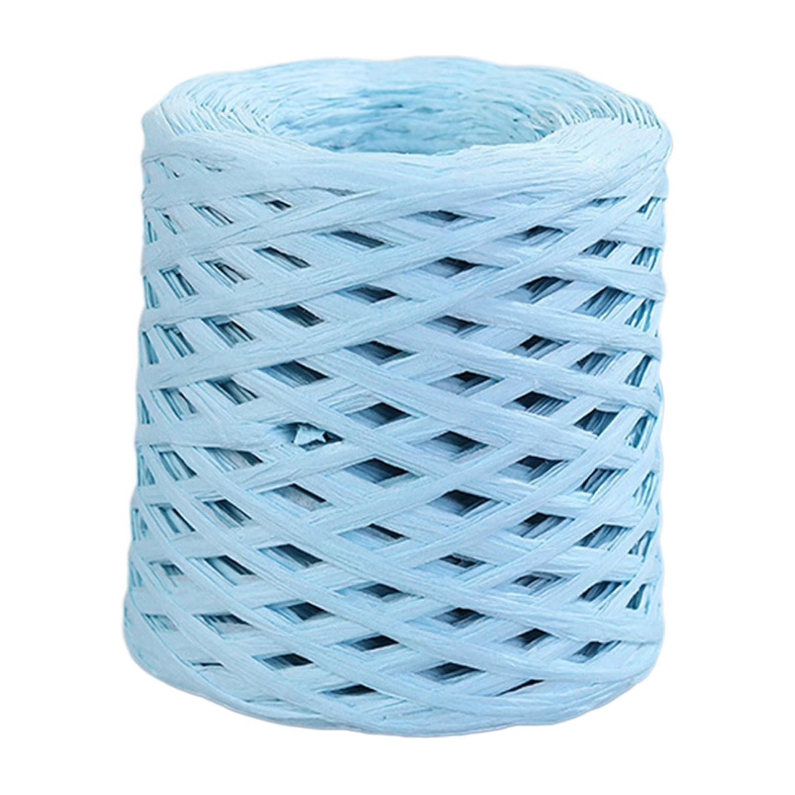 Recyclable Ribbons 200M/Roll Raffia Paper Ribbon Recyclable Embellishments Durable for ...
