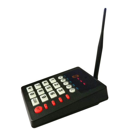 200M distance restaurant server pager wireless calling system keyboard transmitter signal receivers for kitchen counter