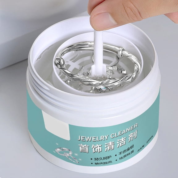 200Ml Jewelry Cleaner For Silver Gold Deep Tarnish Removal Gentle Non-Abrasive Cleaning Solution For Fine Precious Jewelry Dipping Solution
