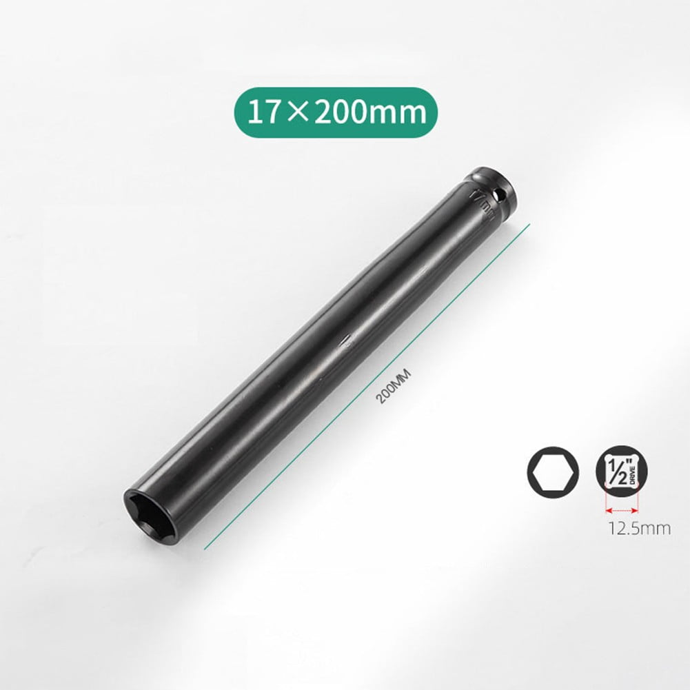 200mm 1/2 Drive Socket Impact Wrench Driver Hex Head Adapter Spanner ...