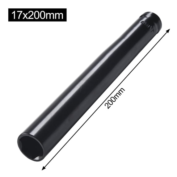 200Mm 1/2 Drive Socket Wrench Driver Hex Head Adapter Spanner Converter 17Mm