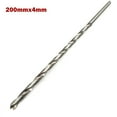 thumbnail image 1 of 200Mm Extra Long High Speed Steel Hss Drill Bits For Metal Drilling 2-10Mm, 1 of 5