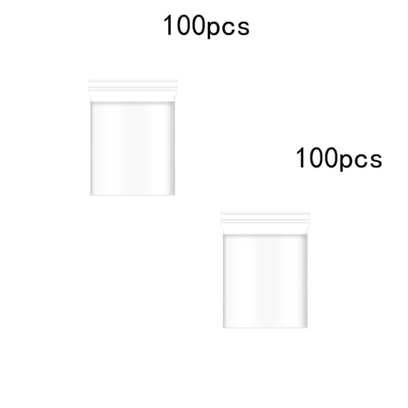 200PC Plastic Storage Bags, 2.4×3.5 inch Clear Small Zip Bags, Resealable Storage Zip Bag