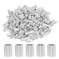 thumbnail image 1 of 200PCS 1/16 Inch Cable Ferrule Set Aluminum Alloy Crimping Loop Sleeve for Wire Rope2Xk8487, 1 of 8