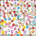thumbnail image 1 of 200PCS 12MM Flower Printed Glass Cabochons Flatback Dome Cabochons Pendant for Jewelry Making, 1 of 5