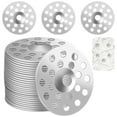 thumbnail image 1 of 200PCS 1inch Plaster Washers, Metal Washers for Screws, Plaster Repair Rings, Durable Plaster Buttons, Flat Washers for Wall Ceiling Repair, 1 of 6