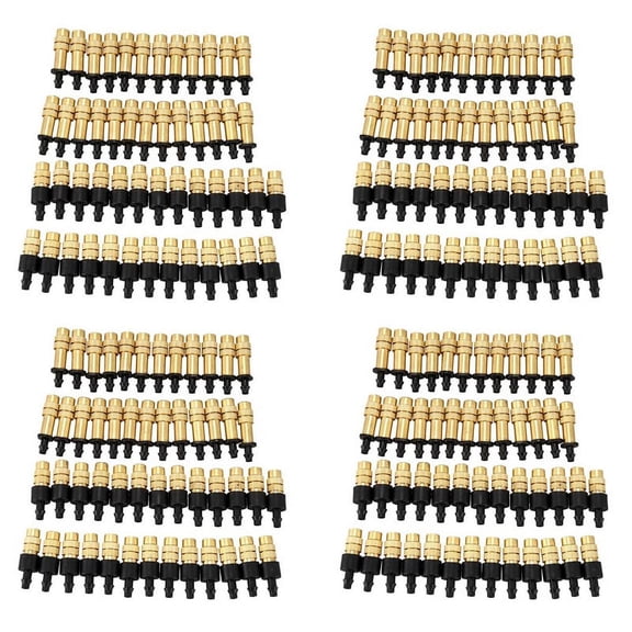 200PCS Adjustable Sprayer Brass Misting Nozzle Atomizing Sprinkler for Mini Drip Garden Watering Irrigation