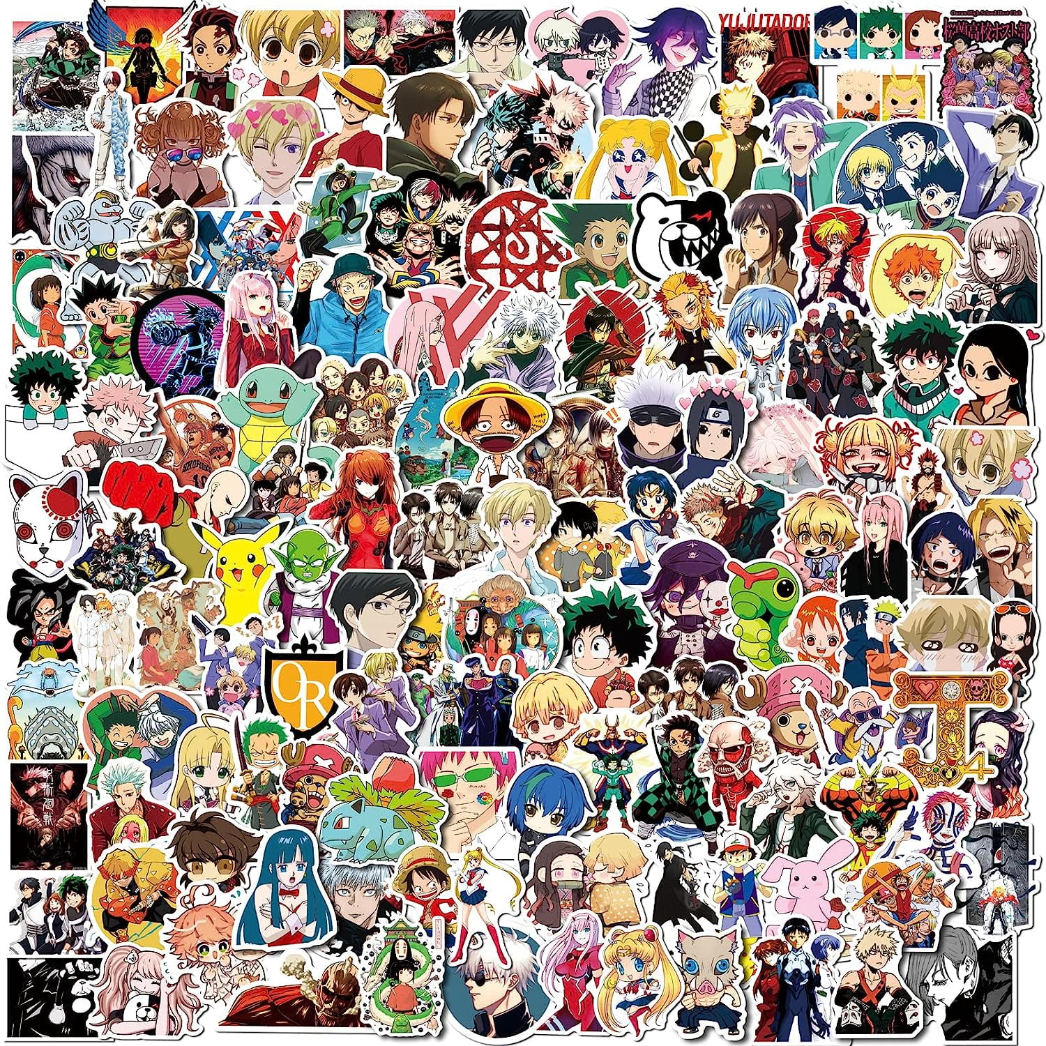 CodersParadise Pack of 54 Bleach Anime Aesthetic Vinyl Stickers for Laptop,  Journal, Bike Helmet, Diary, Guitar, Mobile Case - Waterproof Residue Free  Stickers. : Amazon.in: Computers & Accessories