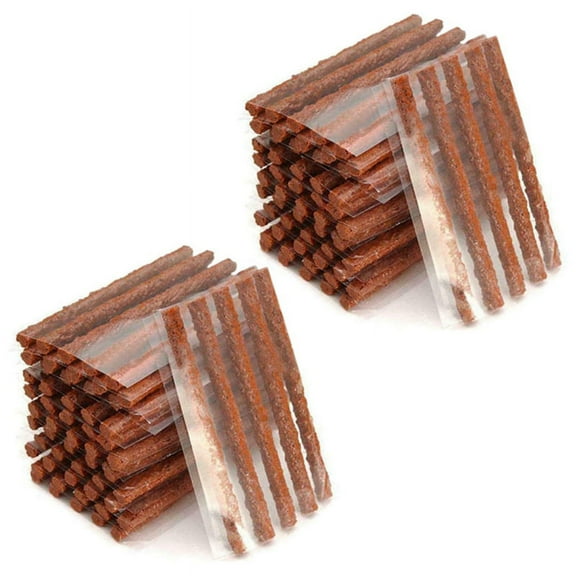 200PCS Car Tubeless Tire Puncture Repair Tool Rubber Strips Stiring Plug Garage Seal Patch for Tyre Maintenan Universal