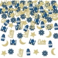 thumbnail image 1 of 200PCS Eid Mubarak Table Confetti, Navy Blue Mosque Lantern Glitter Gold Eid Mubarak Crescent Moon Stars Confetti for Eid Celebrations Party Decorations Ramadan Mubarak Home Decor, 1 of 7