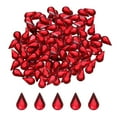 thumbnail image 1 of Uxcell 200Pcs Flat Back Acrylic Teardrop Gems 0.24" x 0.39" Artificial Rhinestones for DIY Crafts Bead Red, 1 of 4