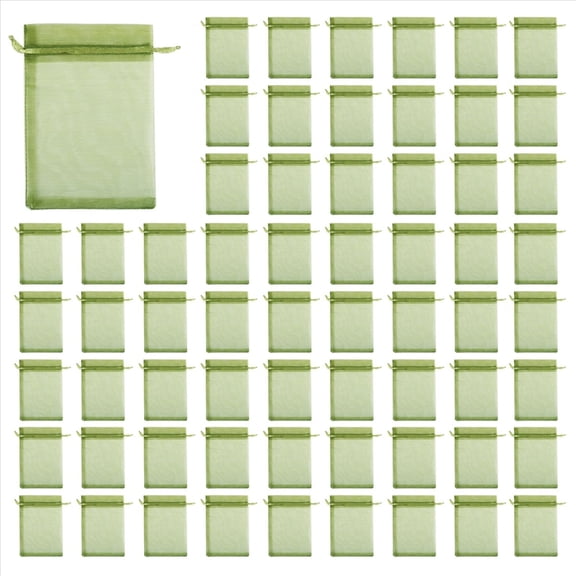 200PCS Fruit Protection Bags, 8x12 Inch Green Netting Bags Drawstring Mesh Cover Barrier