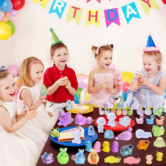 200PCS Glow in The Dark Mini Resin Animals - 36 Styles Tiny Miniature Figures for Fairy Garden, Aquarium, Dollhouse Decor, Hide and Seek, Crafts Projects