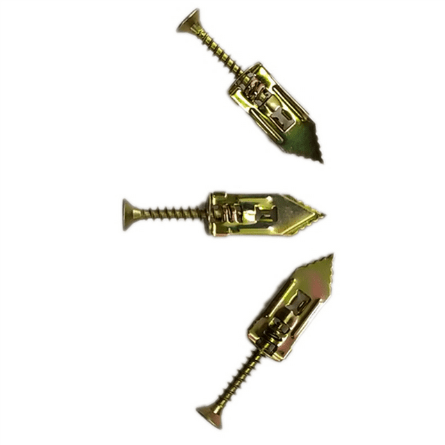 200PCS Metal Cavity Anchor Bolt Gypsum Board Expansion Bolt Hollow Wall