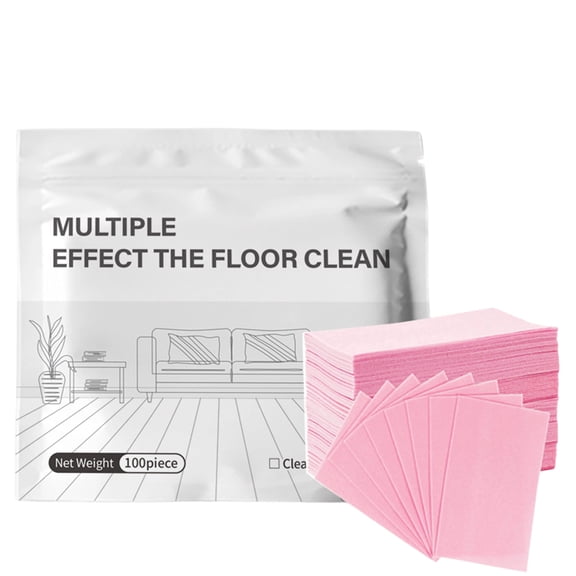 200PCS Multi-Effect Floor Cleaning Sheets, Concentrated Dissolvable Floor Cleaner Paper for Hardwood, Tile, and Laminate, Fresh Scent, Portable Home Cleaning Supplies,C