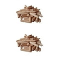 thumbnail image 1 of 200PCS Natural Wooden Dowel Rods Craft Sticks working Craft Projects, 1 of 8