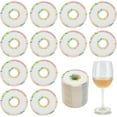 thumbnail image 1 of 200PCS Paper Wine Glass Charms Blank Goblet Marker 2.8inch Round Drink Name Tags for Wine Glasses, 1 of 7