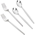 thumbnail image 1 of 200PCS Plastic Forks and Spoons Heavy Duty Set, Disposable Silverware, Cutlery, Disposable Utensils, Plastic Flatware Includes 100 Forks, 100 Spoons for Party, 1 of 7