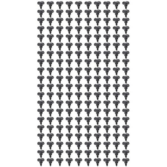 200PCS Push Type Retainer Clips 8mm Fender Liner Clips for Infiniti Trim Rivet Body Fasteners 01553-09321