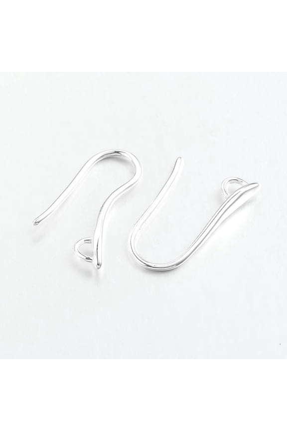 200PCS Silver Ear Wire Earring Hooks with Loop French Earring Hooks Ear Wire Findings for DIY Earring Making Supplies-Lead Free