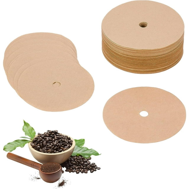 200PCS Unbleached Percolator Coffee Filters, 3.75 Inch Disposable