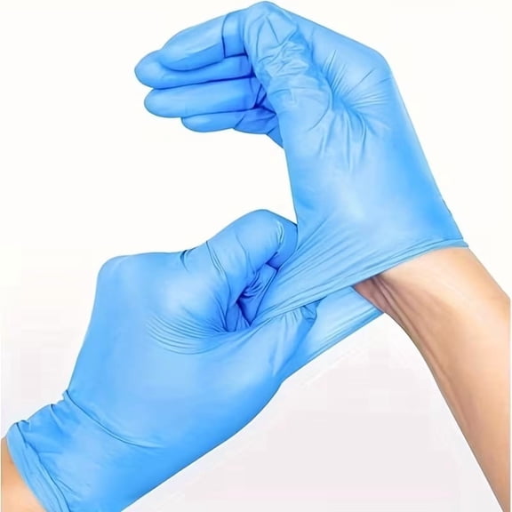200PCS nitrile gloves are odorless, not easy to tear, elastic, and can touch the screen to fit your hands. They are used for cleaning, food processing, pet care, beauty salons and laboratories.