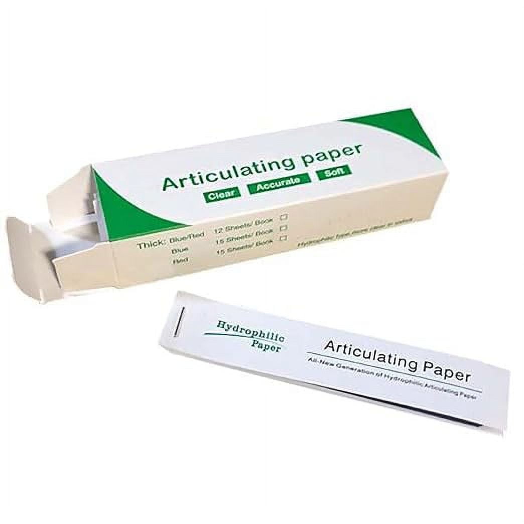 200PCs Thick Red Blue Dental Medical Grade Articulating Papers by