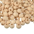 thumbnail image 1 of 200Pack 20mm Natural Wood Spacer Beads, 10mm Large Hole Unfinished Round Wooden Beads, 1 of 6