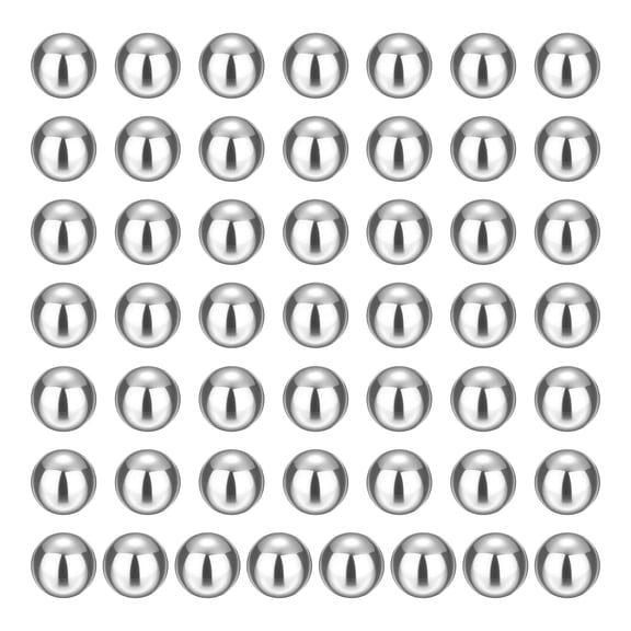 200Pack 6.747mm Bearing Balls, Solid Carbon Steel G1000 Precision Balls for Bearings Bicycles Casters Automotive Part and DIY (Mirror Polished)