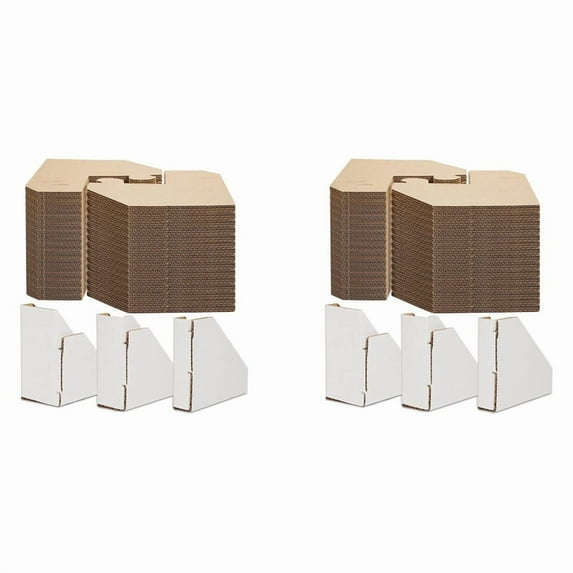 200Pack Adjustable Cardboard Corner Protectors, Fit 1In,1.5In and 2.1In Frames,Corner Protectors for Shipping,Protector,200 x Adjustable Cardboard Corner Protectors,White & Brown