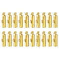 thumbnail image 1 of 200Pack Slide on End Clasps, 10mm Tube Ball Bead Slider Crimp Ends, Gold Tone, 1 of 6