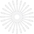 thumbnail image 1 of 200Pcs 0.2ML Clear Disposable Plastic Transfer Pipettes, Mini Eye Droppers, Suitable for Science Laboratory, Essential Oils Pipettes Makeup Tool, 1 of 7