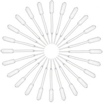 200Pcs 0.2ML Clear Disposable Plastic Transfer Pipettes, Mini Eye Droppers, Suitable for Science Laboratory, Essential Oils Pipettes Makeup Tool
